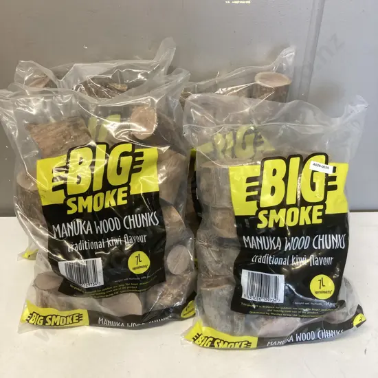 Big Wood Manuka Wood Chunks - 4 x 7 Litre Bags