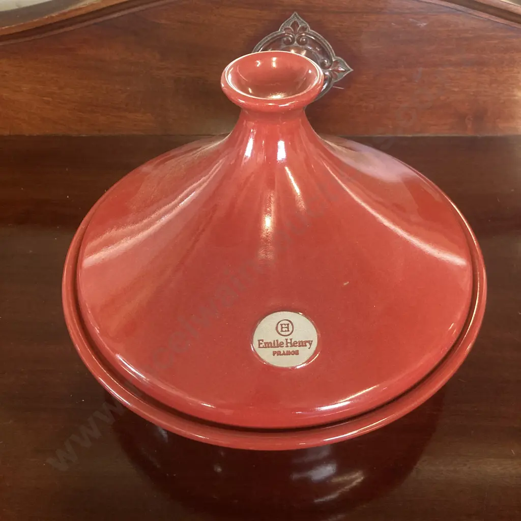 Emile Henry 32cm Red Tagine With Booklet Image 1++
