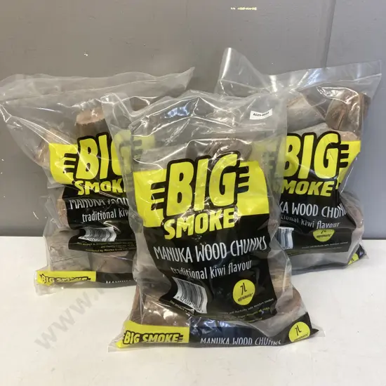 Big Wood Manuka Wood Chunks - 3 x 7 Litre Bags