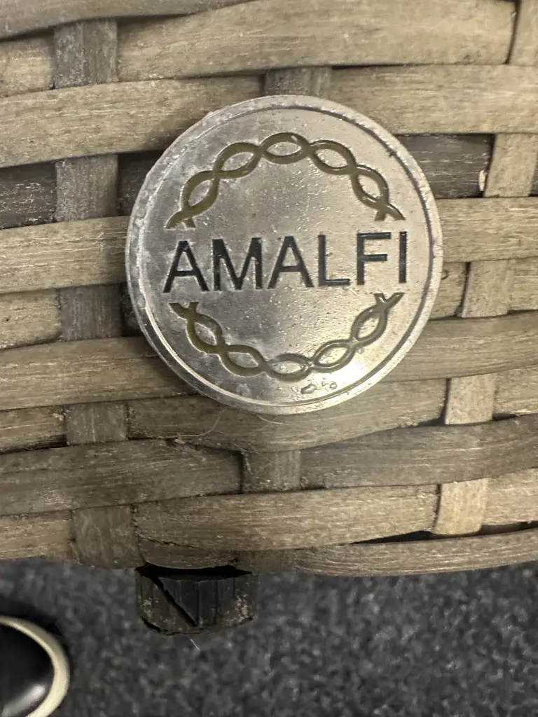 Pair of Amalfi Round Cane Patio Chairs Image 1++