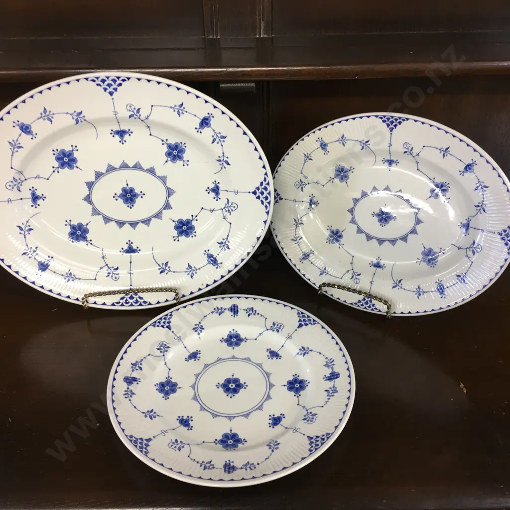 English 'Masons' Ironstone Denmark Platters x2 & Plate Image 1++