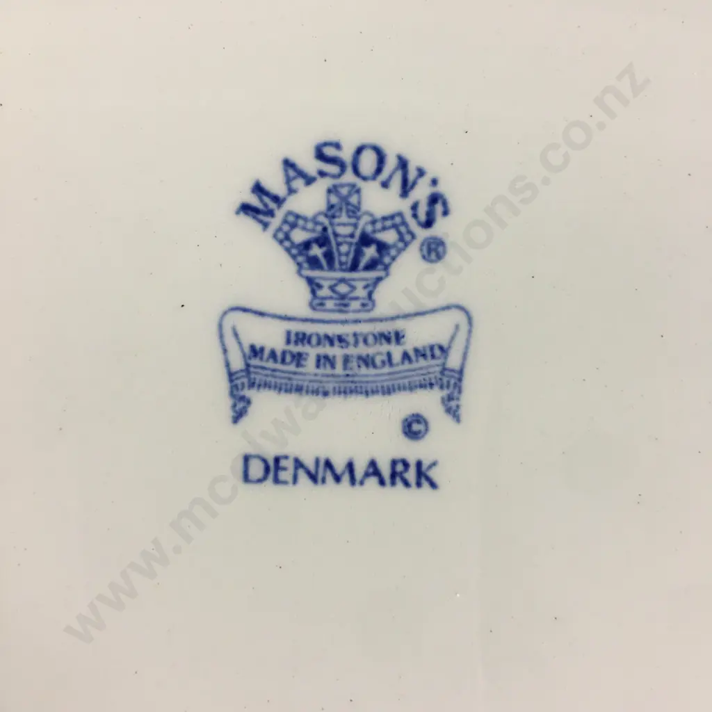 English 'Masons' Ironstone Denmark Platters x2 & Plate Image 1++