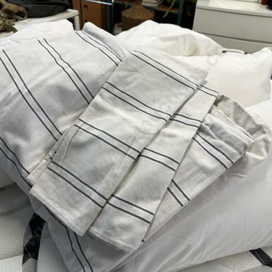 Assorted Linen Including King Mattress Protector, Sheets Etc