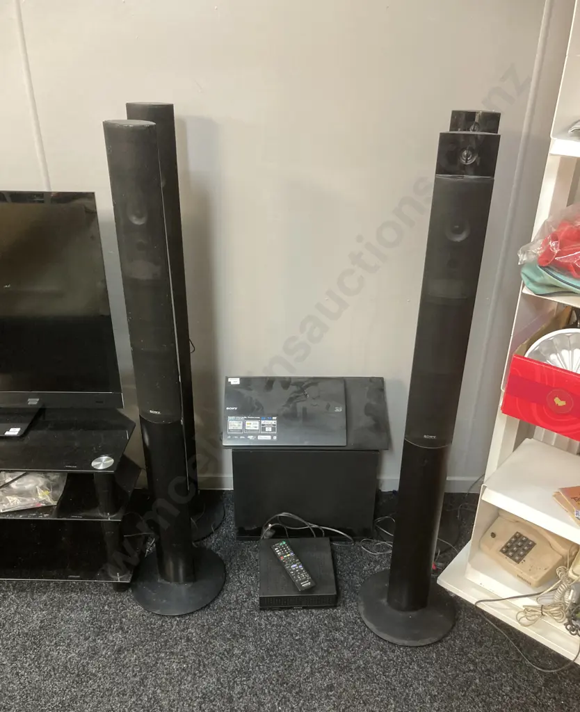 Sony HBD-N990W Blu-Ray Disc / DVD Home Theatre System With 4 Speakers & Sub-Woofer Image 1++