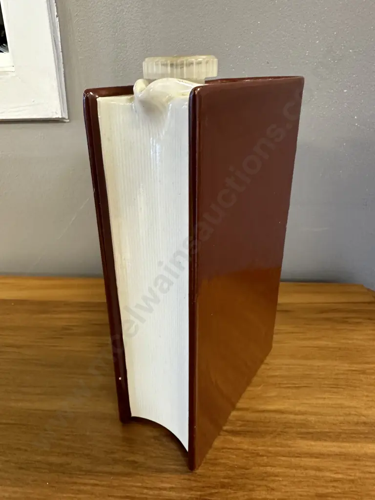 Vintage German Whisky Decanter Concise Dictionary Book Bright Spirit Image 1++