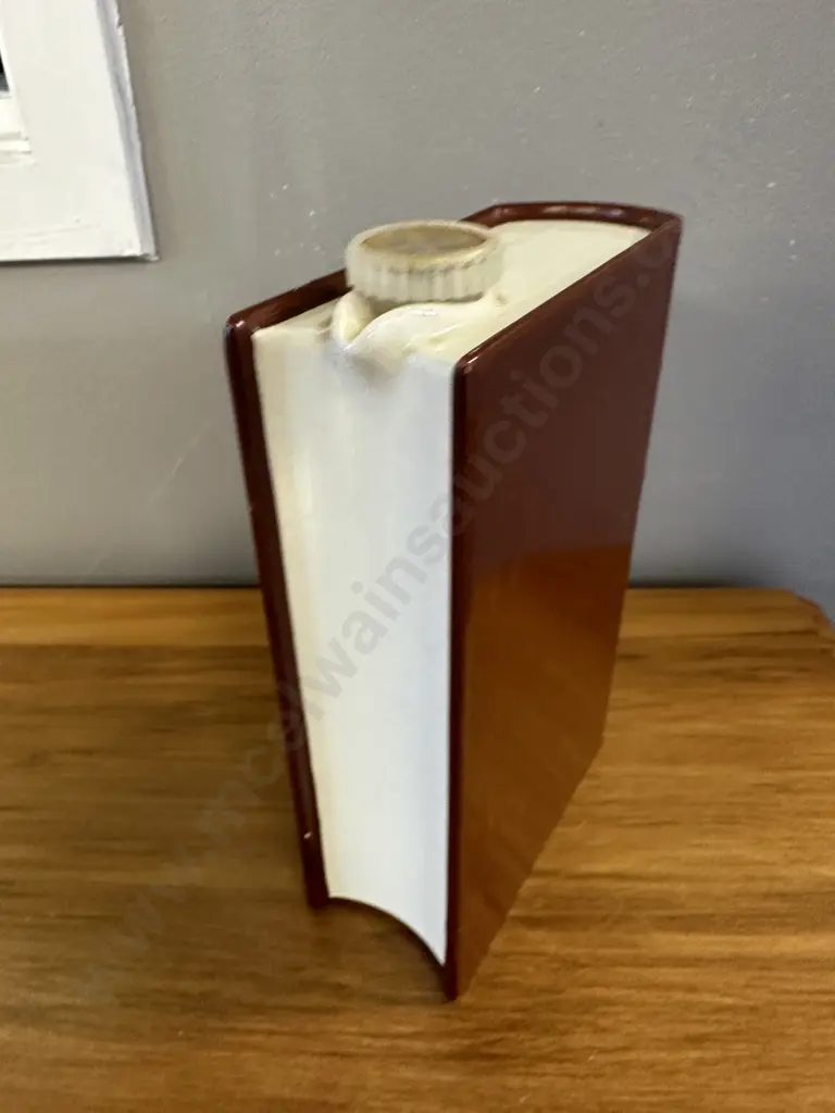 Vintage German Whisky Decanter Concise Dictionary Book Bright Spirit Image 1++