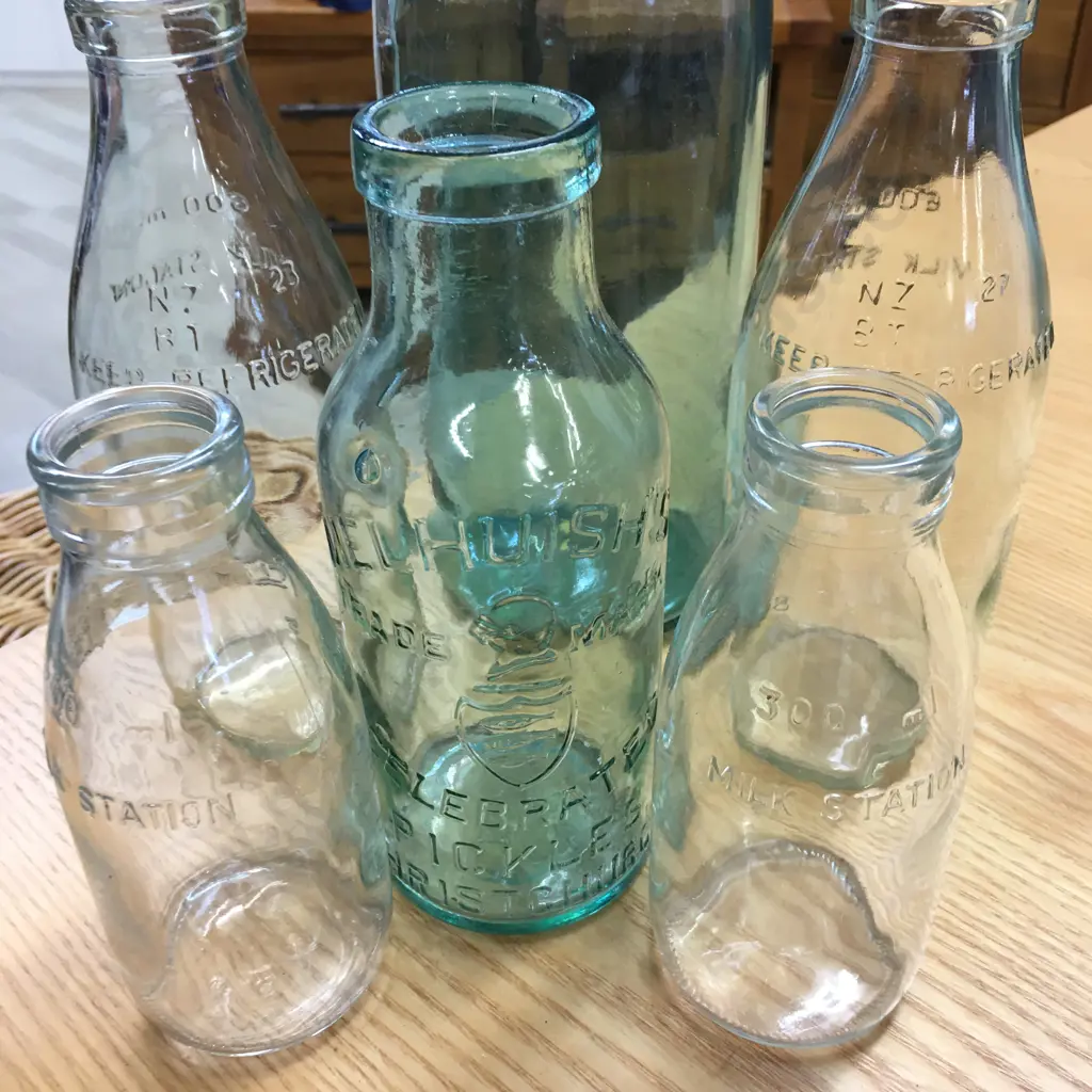 Vintage Bottles, Milk, Cream Etc Image 1++