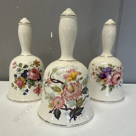 Sadler China Bells x3