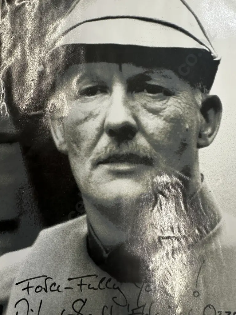 Micheal Sheard Star Wars 'Admiral Ozzel' Autograph - Signed 21 x 28cm STAR WARS Photo Image 1++
