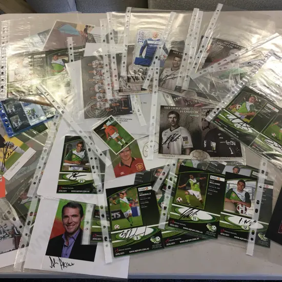 Autographs - Footballers, Managers Etc