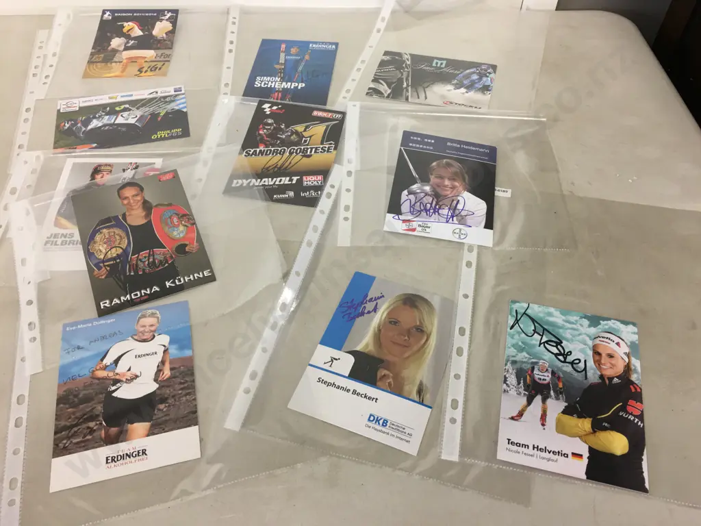 Selection of Sports Autographs Image 1++