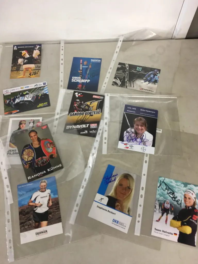 Selection of Sports Autographs Image 1++
