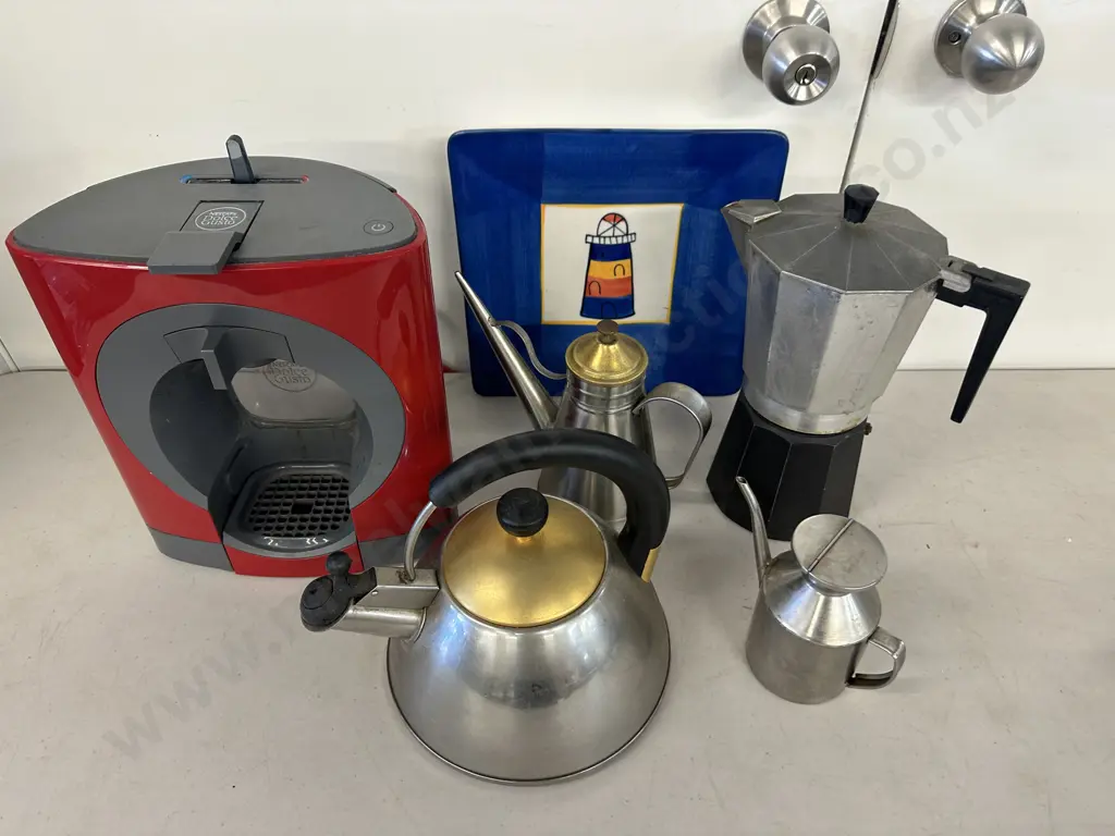 Red Nescafe Dolce Gusto, Stove Top Coffee Percolator, Kettle, Oil Pots, Etc Image 1++