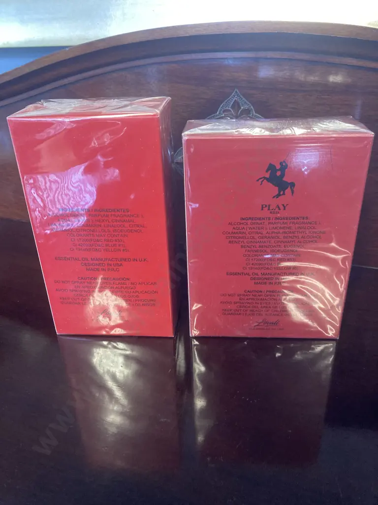 LOVALI Play Red 100ml EDP & HERO Red For Men 100ml EDP Image 1++