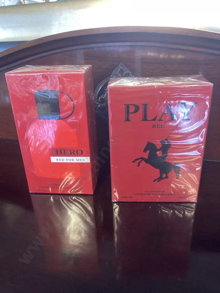 LOVALI Play Red 100ml EDP & HERO Red For Men 100ml EDP Image 1++
