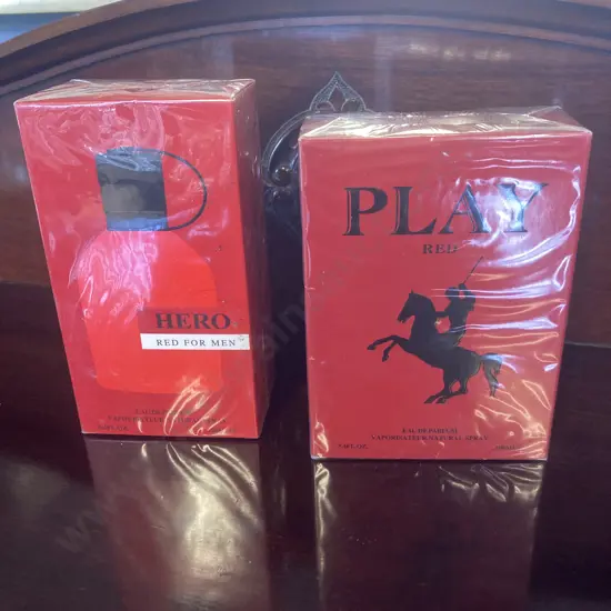 LOVALI Play Red 100ml EDP & HERO Red For Men 100ml EDP