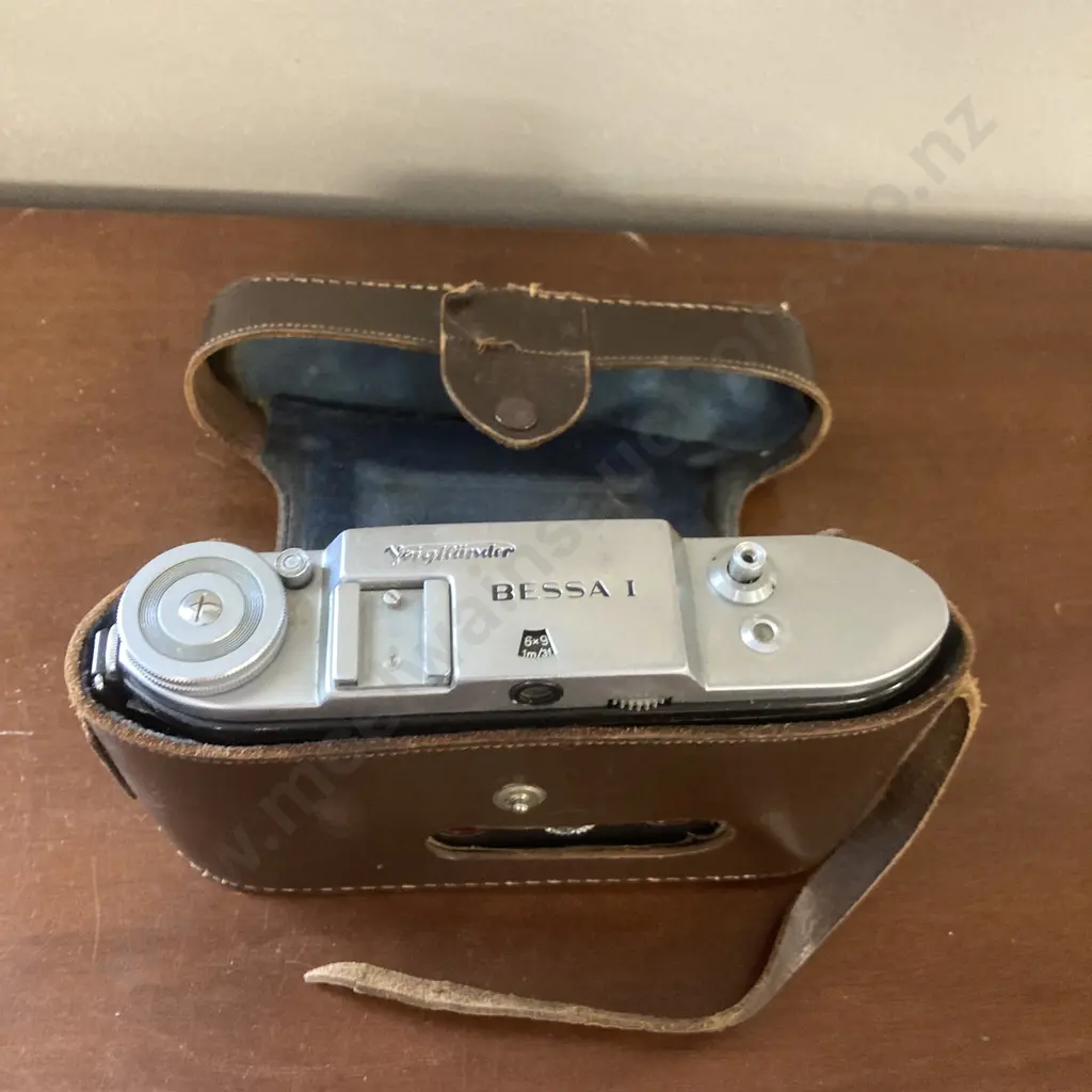 1950s Voigtlander Bessa I 6x9 Camera With Vaskar 105mm F4.5 Lens From JAPAN Image 1++