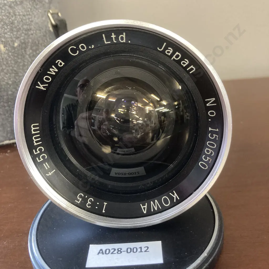 Kowa Six 55mm f3.5 Lens Silver Japan With Case - No 150650, 6x6 Medium Format Camera Image 1++