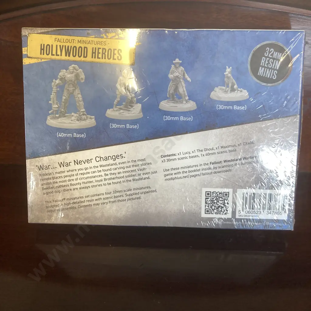 Fallout The Series Miniatures - Hollywood Heroes, Boxed Image 1++
