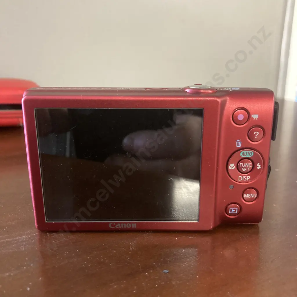 Canon PC1730 8x Optical Zoom 16.0 MP Digital Camera Red, Red Lowepro Case (No Charger) Image 1++