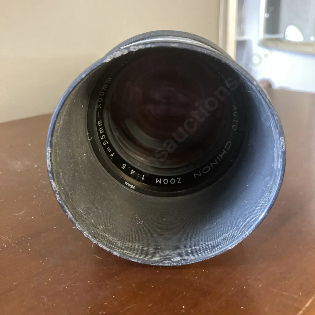 Chinon Auto Zoom 55 - 300mm f/4.5 Lens - Made in Japan, Screw Mount Image 1++
