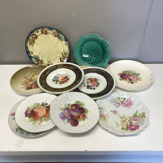 Selection of China Plates Including Wedgwood, Hutschenreuther Etc
