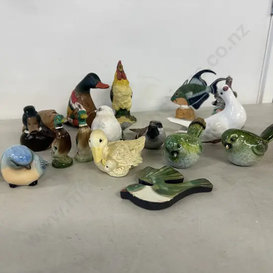 Selection of Bird & Fish Ornaments Including Hereford