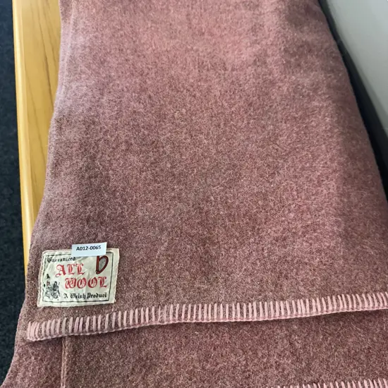 Vintage All Wool Welsh Blanket