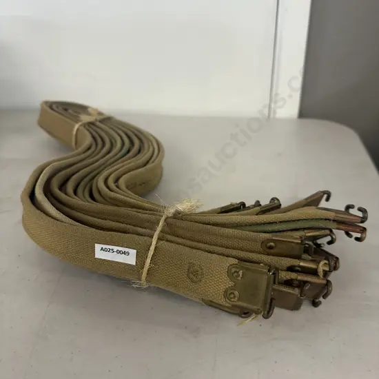 Assorted Military Pattern 37 Webbing Slings