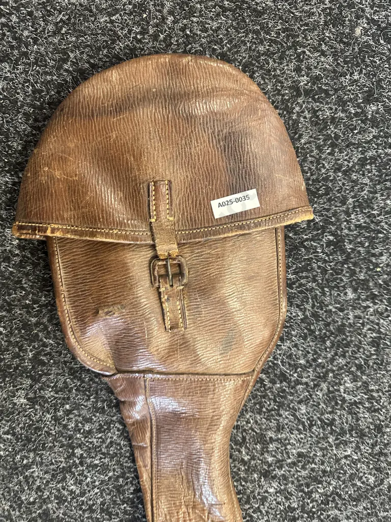 Antique Leather Cavalry Sword Storage Bag. L109cm Image 1++