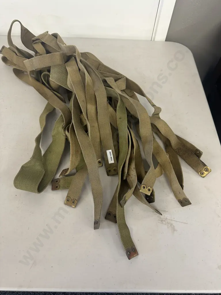 Assorted Military Pattern 37 Webbing Straps Image 1++