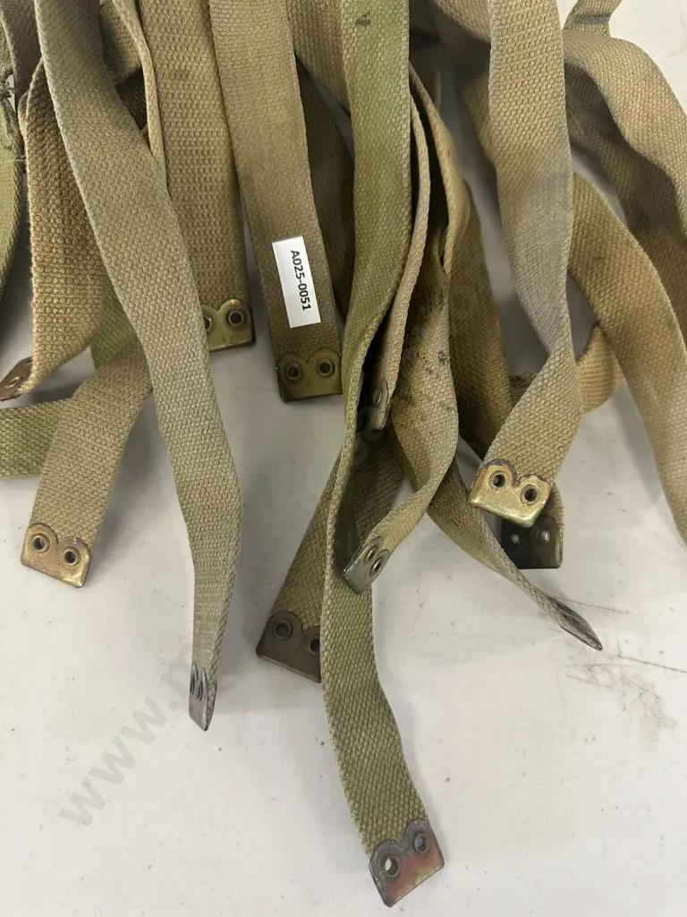 Assorted Military Pattern 37 Webbing Straps Image 1++