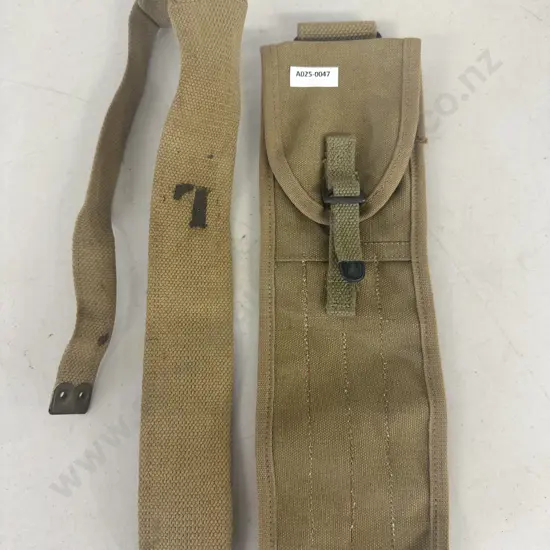 British Army 37 Pattern L Strap (1 Only) & Cleaning Rod Case M1-C6573A (Sold with -056)