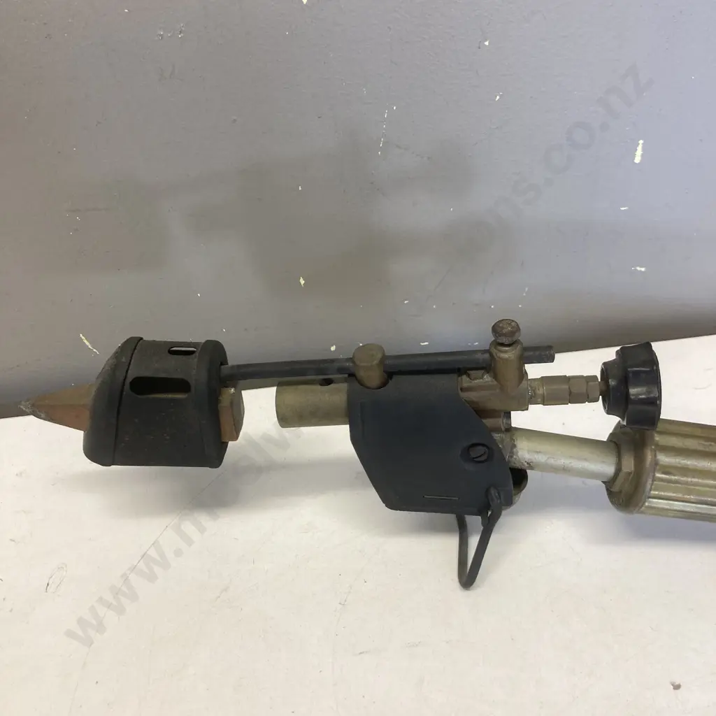 Brass Optimus Sweden Blow Torch Soldering Iron With Original Soldering Iron Attached. L50cm Image 1++