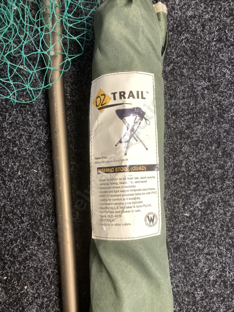 Fish Landing Net & Oz Trail Fishing Stool (Quad) Image 1++