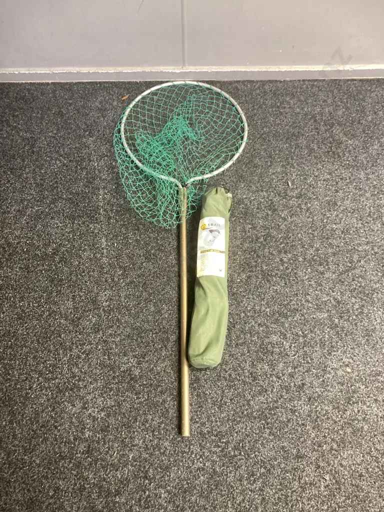 Fish Landing Net & Oz Trail Fishing Stool (Quad) Image 1++