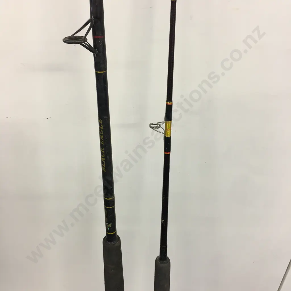 Eagle Claw Black Eagle BF6030 Boat Rod & Eagle Claw B120 1.2m Fishing Rod Image 1++