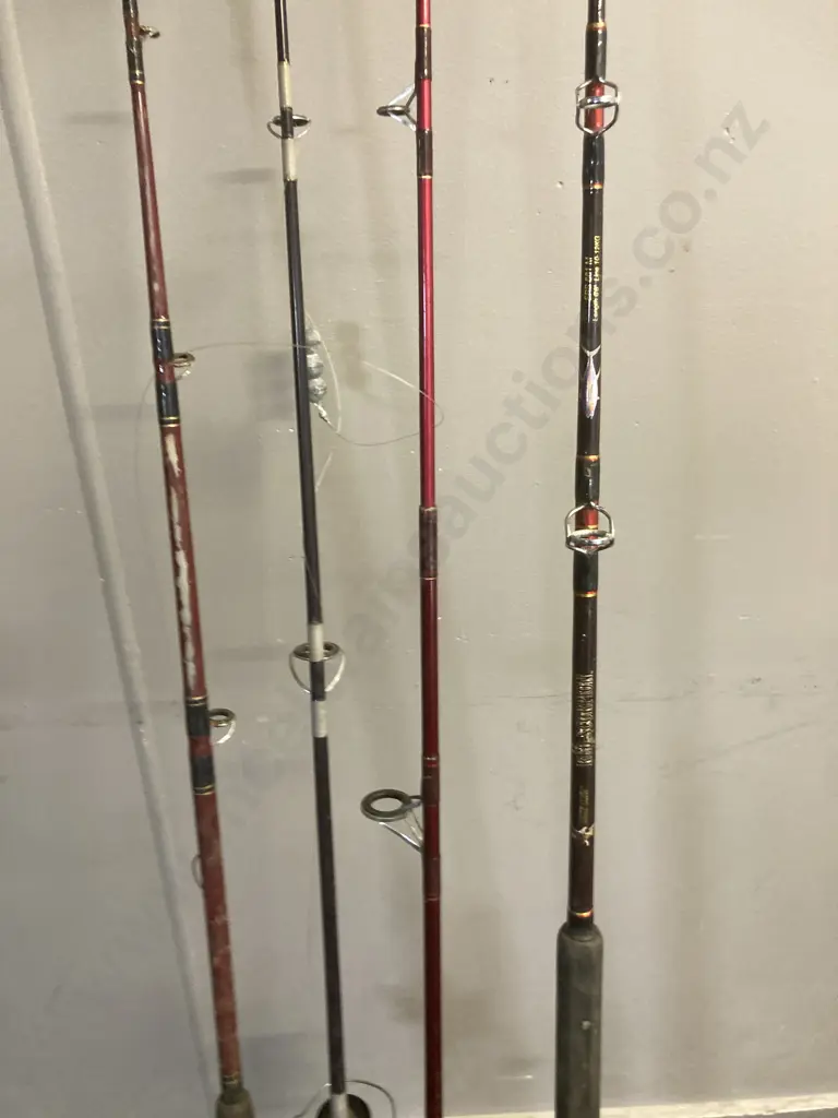 Rods & Reels - Formula Mark II, Surfmaster With Daiwa Reel, Red Scorpion, Skipjack FJB, Silstar CX80 Reel Image 1++
