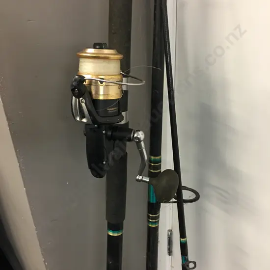 SHIMANO Baitrunner 8000 D Spinning Reel With a Kilwell Super Surf 3 Piece Fishing Rod