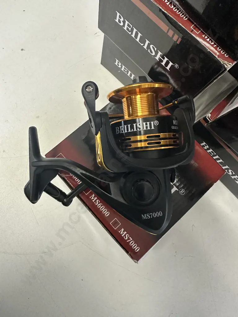 Lot of 9 x BEILISHI MS7000 Fishing Reels, Gear Ratio 4.7:1 - New Image 1++