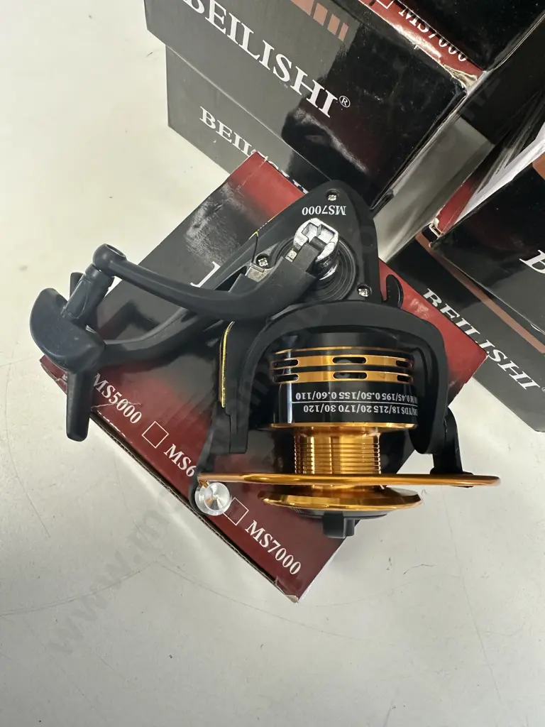 Lot of 9 x BEILISHI MS7000 Fishing Reels, Gear Ratio 4.7:1 - New Image 1++
