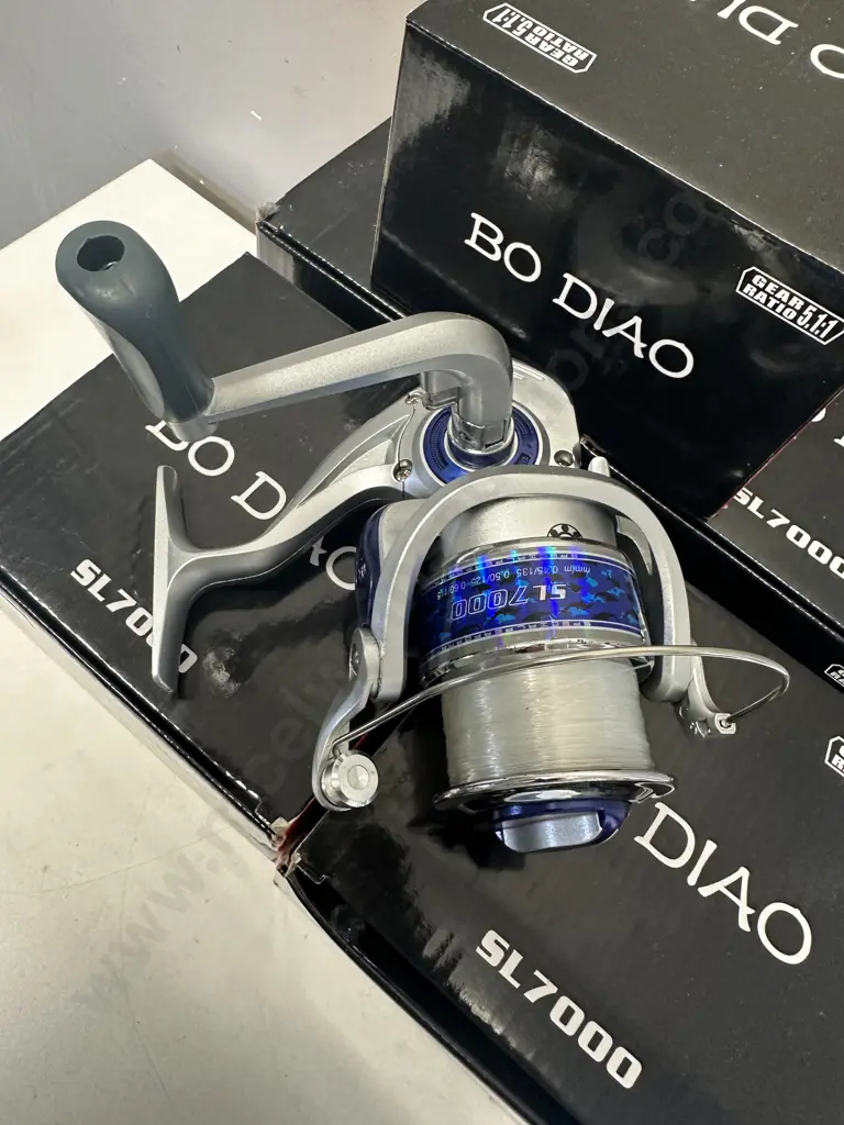 Lot of 9 x BO DIAO SL7000 Fishing Reels, Gear Ratio 5.1:1 - New Image 1++