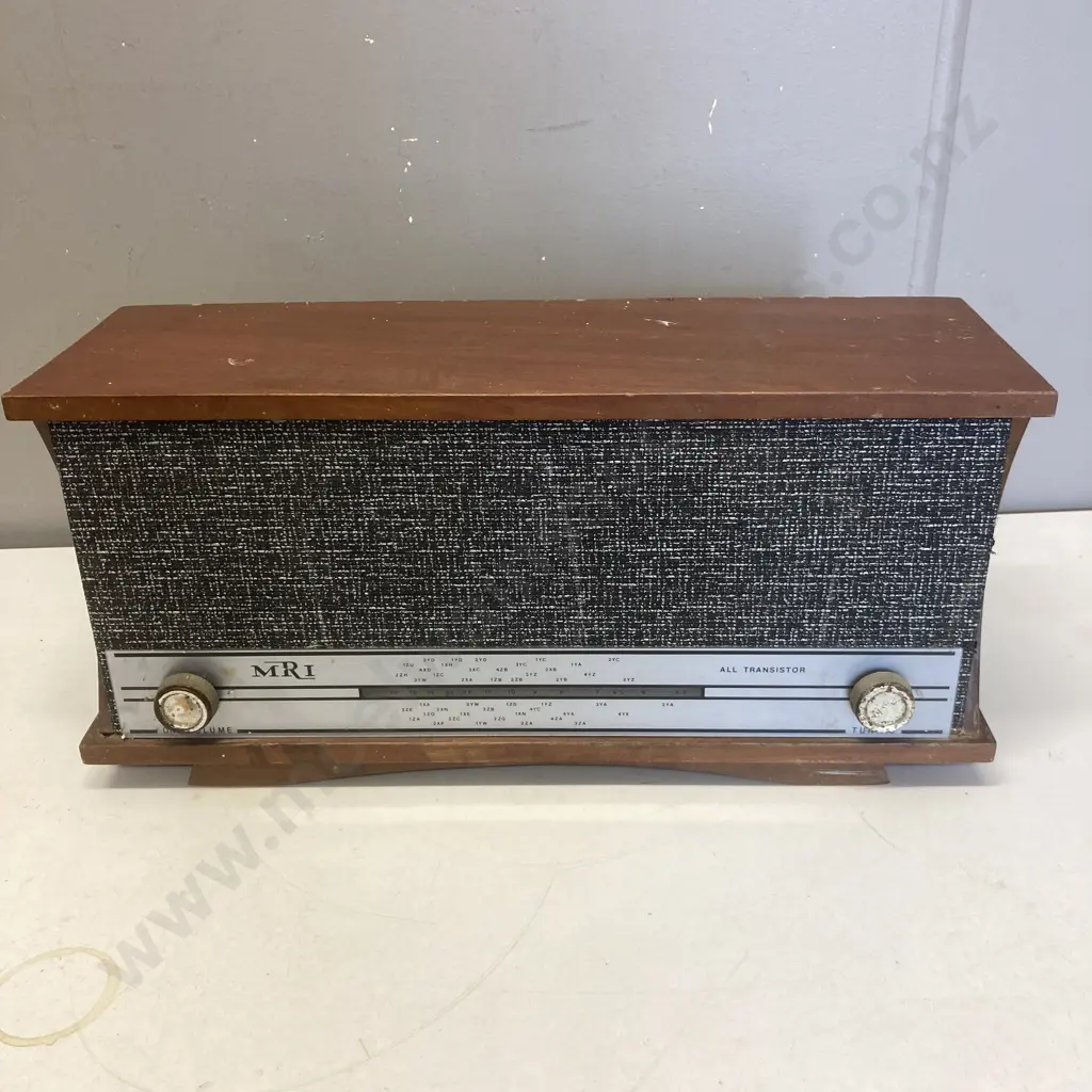 1960s MRI (Mowat Radio Industries) Model M2 All Transistor Mains Powered Mantle Radio Image 1++