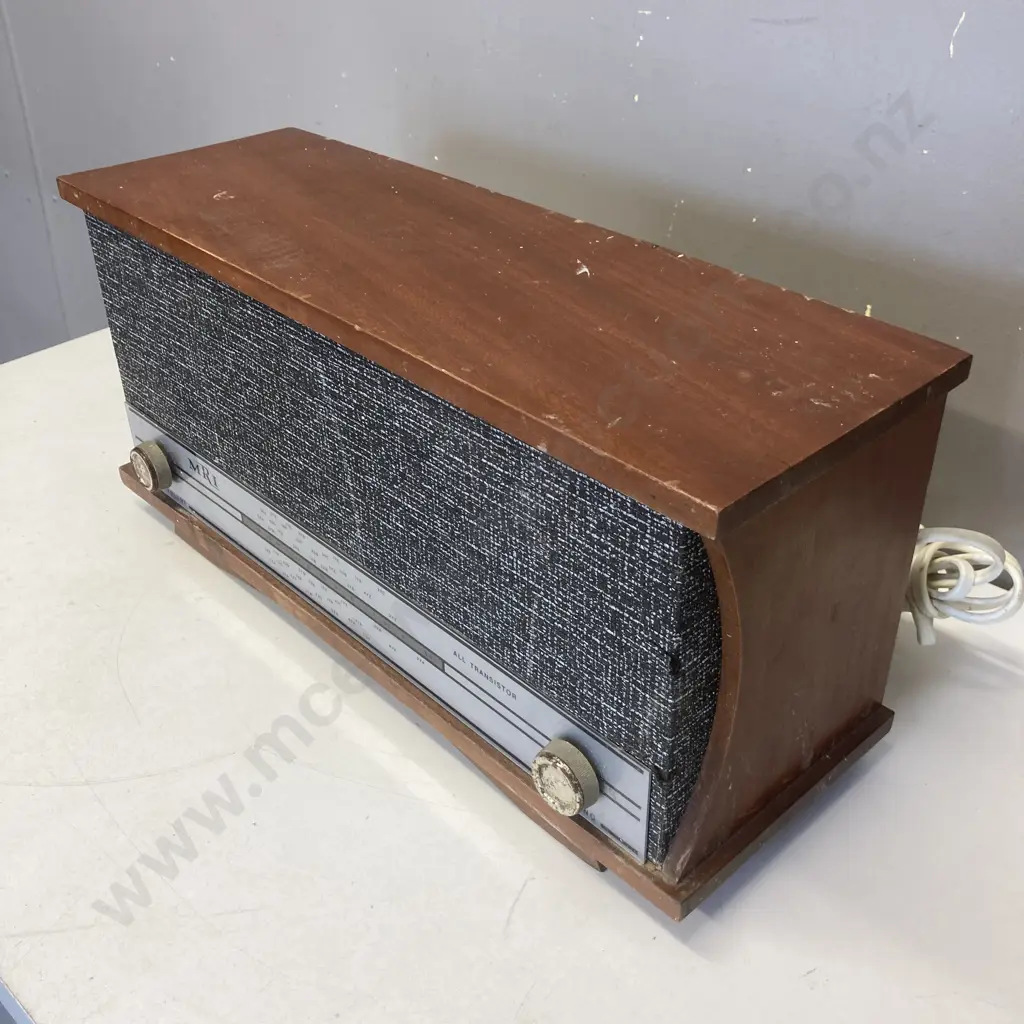 1960s MRI (Mowat Radio Industries) Model M2 All Transistor Mains Powered Mantle Radio Image 1++