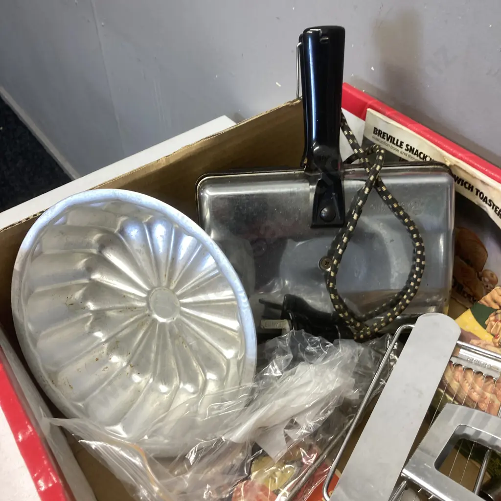 Vintage Cookbooks, Snackmaker, Tala Icing Set, Candles Etc Image 1++
