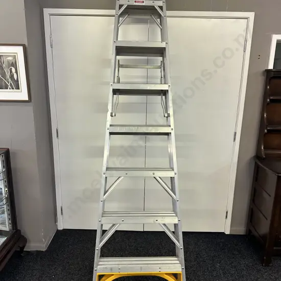 Rhino Industrial Double Sided Step Ladder. Max 150Kg