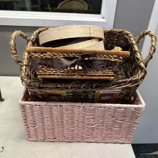 Assorted Cane Baskets