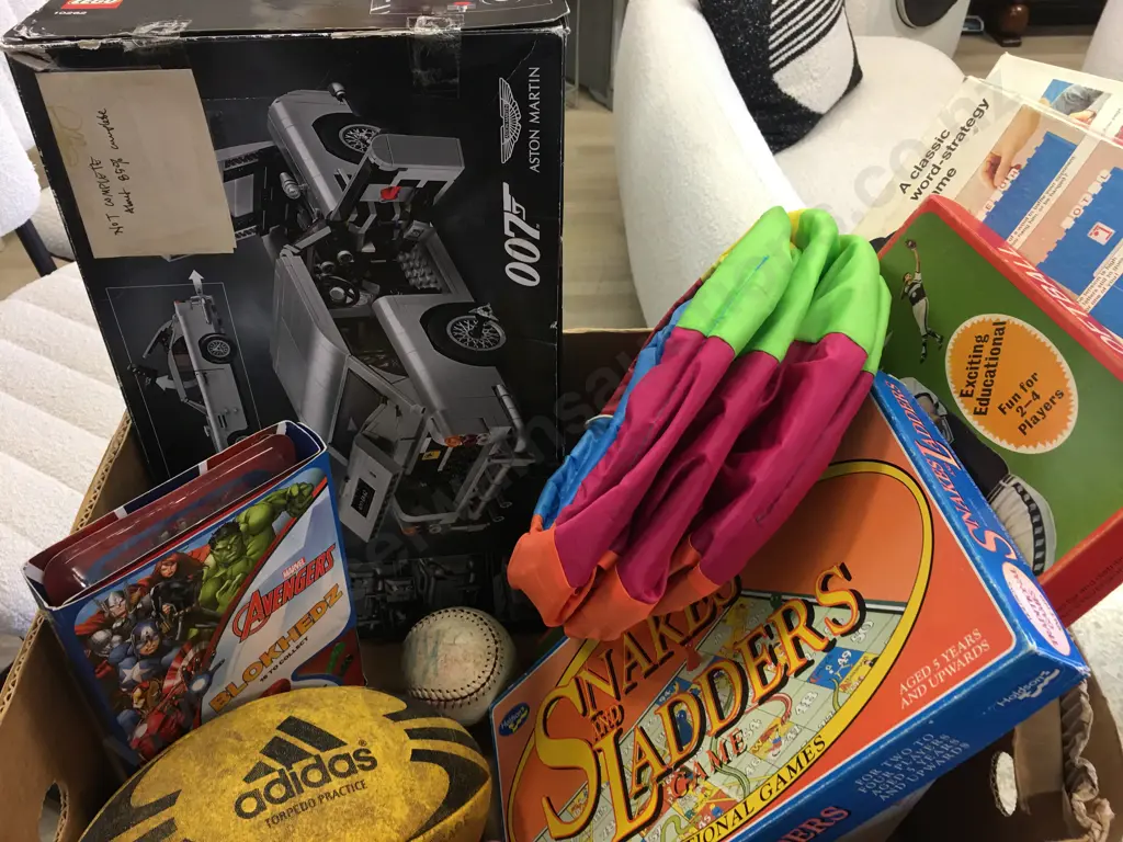 Assorted Vintage Games Including Lego, Snakes & Ladders Etc Image 1++