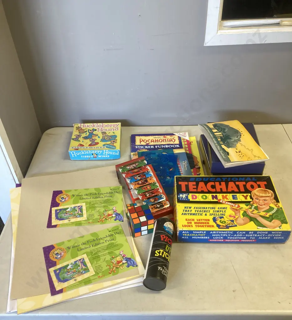 Box Lot Winnie The Pooh Ltd Edition Prints, Fun Books, Books Etc Image 1++