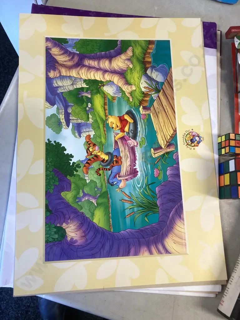 Box Lot Winnie The Pooh Ltd Edition Prints, Fun Books, Books Etc Image 1++